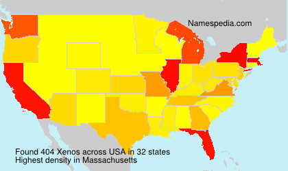 Surname Xenos in USA Surname Xenos in USA