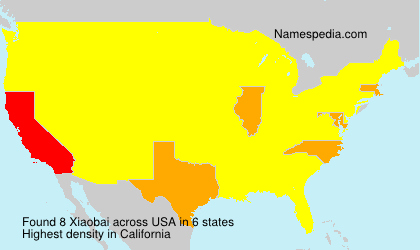 Surname Xiaobai in USA Surname Xiaobai in USA