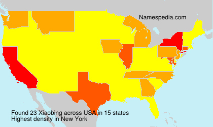 Surname Xiaobing in USA Surname Xiaobing in USA