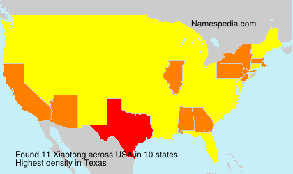 Surname Xiaotong in USA Surname Xiaotong in USA