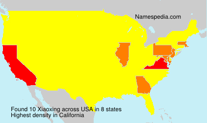 Surname Xiaoxing in USA