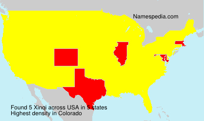 Surname Xinqi in USA Surname Xinqi in USA