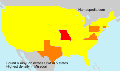 Surname Xinyuan in USA Surname Xinyuan in USA