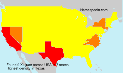 Surname Xiujuan in USA Surname Xiujuan in USA