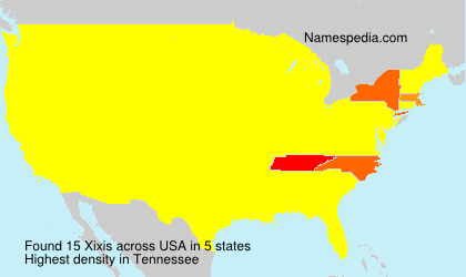 Surname Xixis in USA Surname Xixis in USA