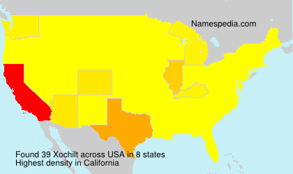 Surname Xochilt in USA