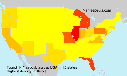 Surname Yaacoub in USA Surname Yaacoub in USA