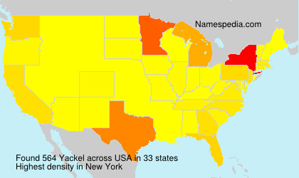 Surname Yackel in USA Surname Yackel in USA