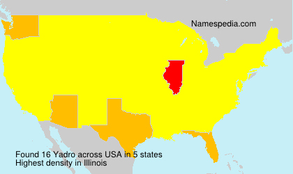 Surname Yadro in USA Surname Yadro in USA
