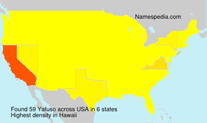 Surname Yafuso in USA Surname Yafuso in USA