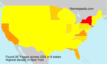 Surname Yagger in USA Surname Yagger in USA