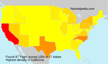 Surname Yaghi in USA Surname Yaghi in USA