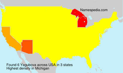 Surname Yagubova in USA