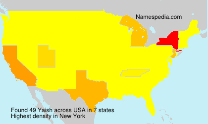 Surname Yaish in USA Surname Yaish in USA