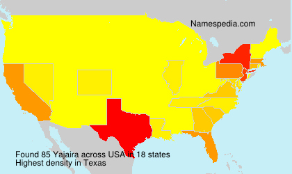 Surname Yajaira in USA Surname Yajaira in USA