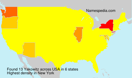 Surname Yakowitz in USA Surname Yakowitz in USA