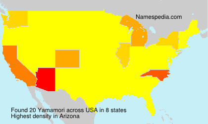 Surname Yamamori in USA Surname Yamamori in USA