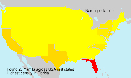 Surname Yamila in USA Surname Yamila in USA