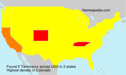 Surname Yammanur in USA Surname Yammanur in USA