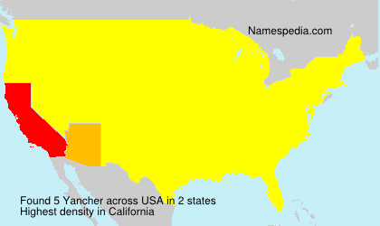 Surname Yancher in USA Surname Yancher in USA