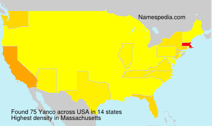 Surname Yanco in USA