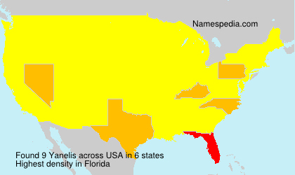 Surname Yanelis in USA Surname Yanelis in USA