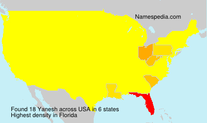 Surname Yanesh in USA Surname Yanesh in USA