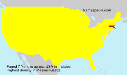 Surname Yanolis in USA Surname Yanolis in USA