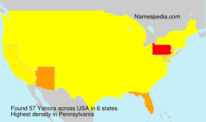 Surname Yanora in USA Surname Yanora in USA