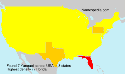 Surname Yanquoi in USA Surname Yanquoi in USA