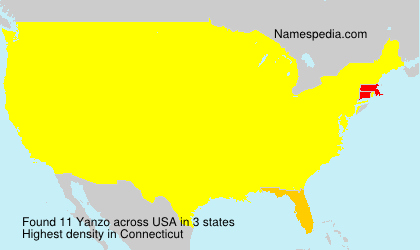 Surname Yanzo in USA Surname Yanzo in USA