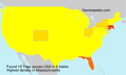Surname Yaps in USA Surname Yaps in USA