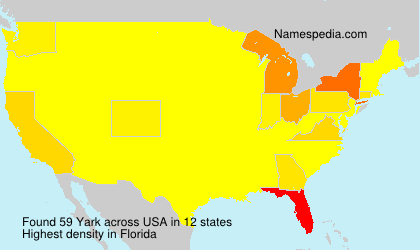 Surname Yark in USA Surname Yark in USA