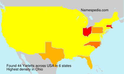 Surname Yarletts in USA Surname Yarletts in USA