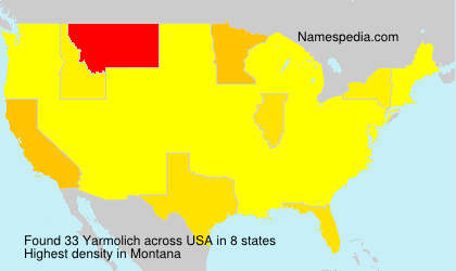 Surname Yarmolich in USA Surname Yarmolich in USA