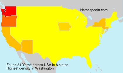 Surname Yarne in USA Surname Yarne in USA