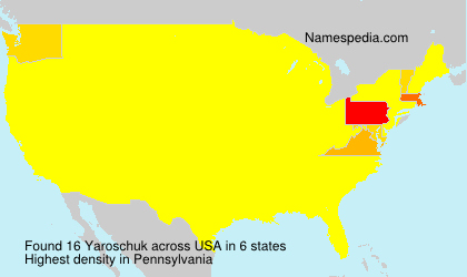 Surname Yaroschuk in USA Surname Yaroschuk in USA