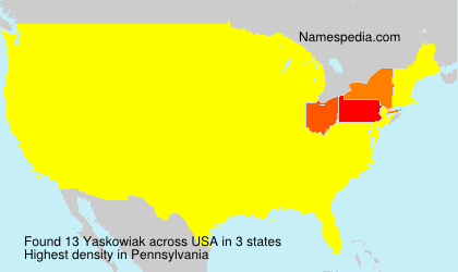 Surname Yaskowiak in USA Surname Yaskowiak in USA