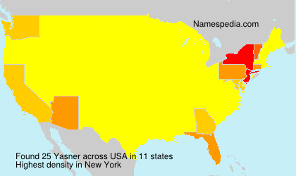 Surname Yasner in USA Surname Yasner in USA