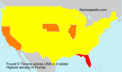 Surname Yasona in USA Surname Yasona in USA