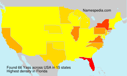 Surname Yass in USA Surname Yass in USA