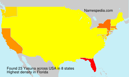 Surname Yasuna in USA Surname Yasuna in USA