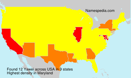 Surname Yawei in USA Surname Yawei in USA