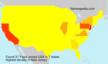 Surname Yayla in USA Surname Yayla in USA