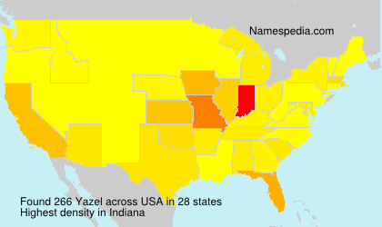 Surname Yazel in USA Surname Yazel in USA