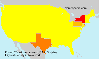 Surname Yazinsky in USA Surname Yazinsky in USA