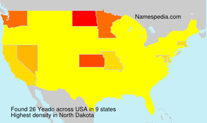 Surname Yeado in USA