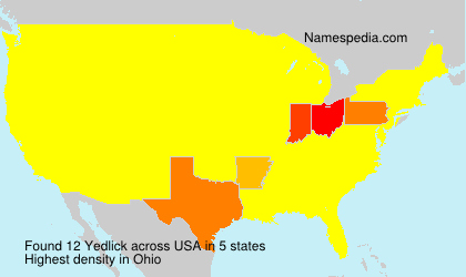 Surname Yedlick in USA Surname Yedlick in USA