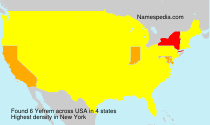 Surname Yefrem in USA Surname Yefrem in USA