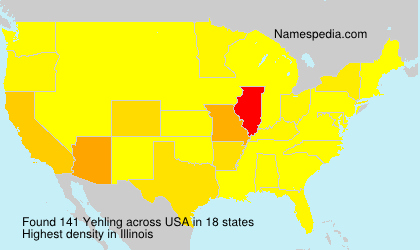 Surname Yehling in USA Surname Yehling in USA